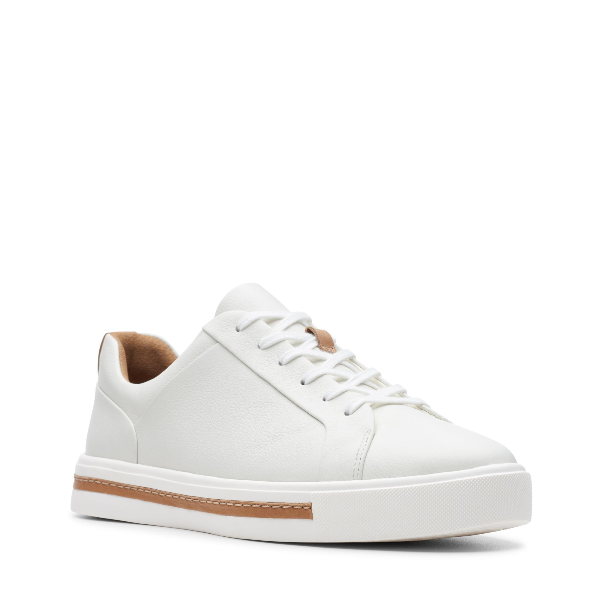 clarks un maui lace white