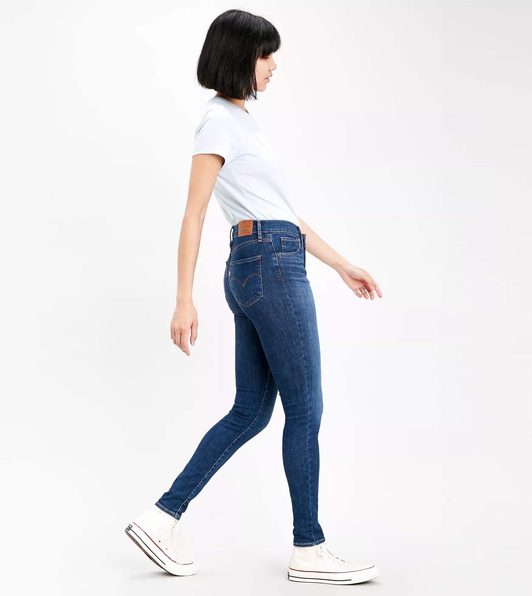 Levi 720 High-Rise Super Skinny - Echo Storm - Hores Stores