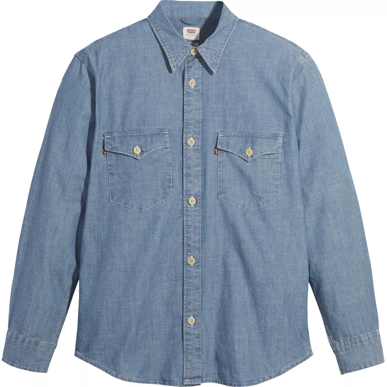 Levi’s Relaxed Fit Denim Shirt - Light blue - Hores Stores