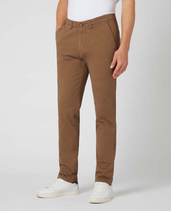 Remus Uomo Slim Leg Cotton-Stretch Chino - Hores Stores