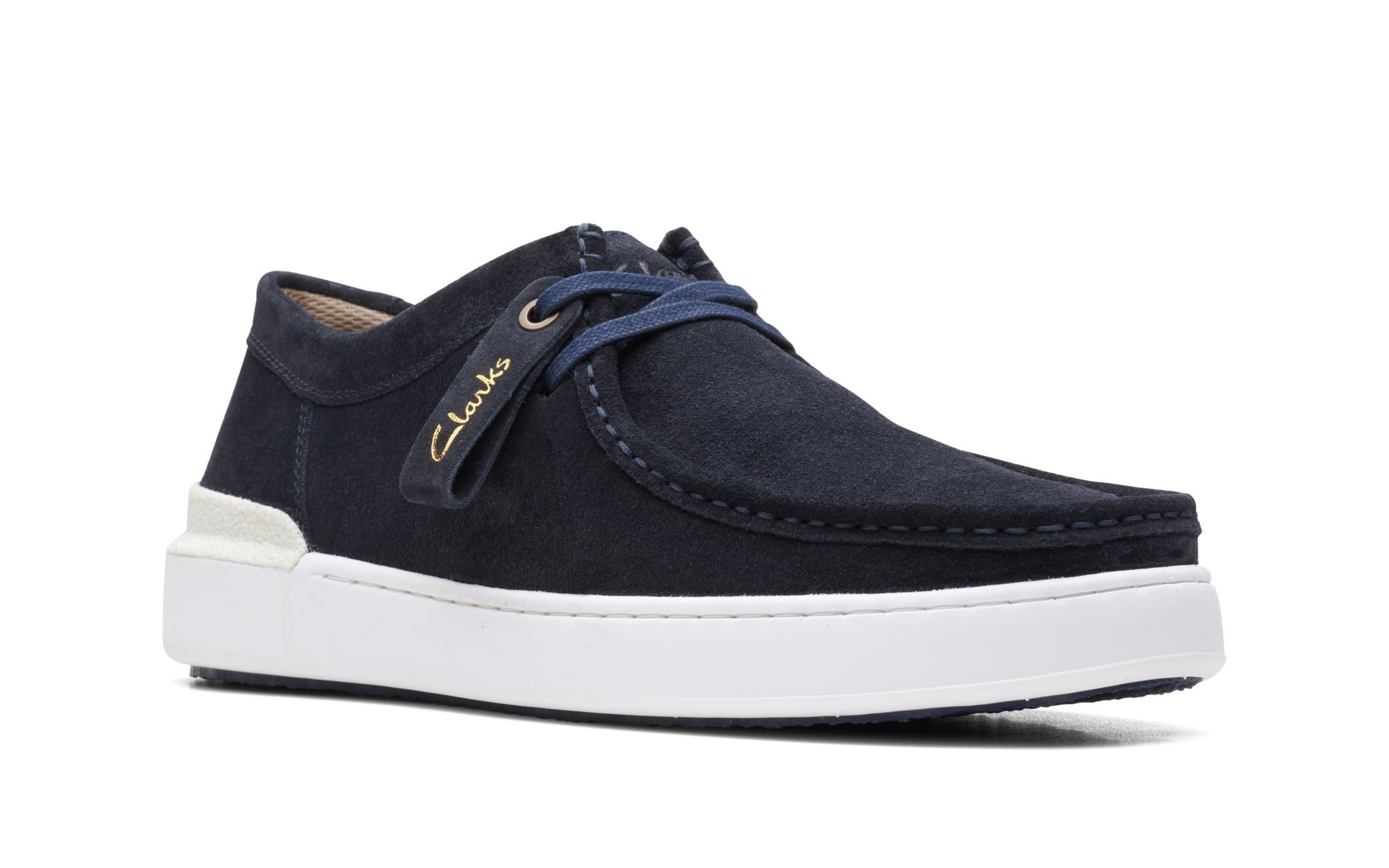 Clarks CourtLiteWally Navy Suede - Hores Stores
