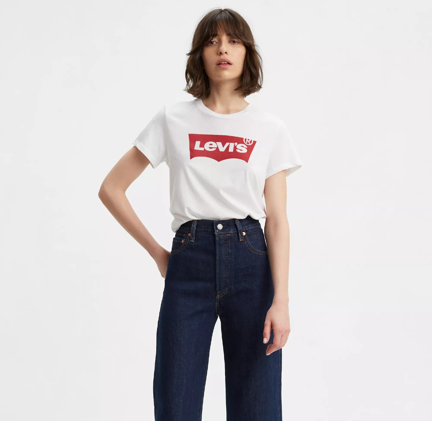 Levi's The Perfect Tee - White - Hores Stores