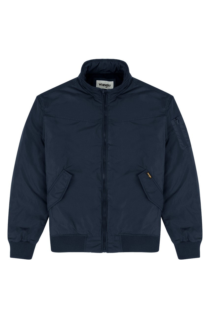 Wrangler Bomber Jacket Navy - Hores Stores