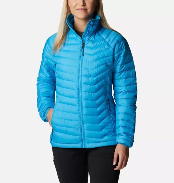 Columbia Womens Powder Lite Jacket Blue Chill