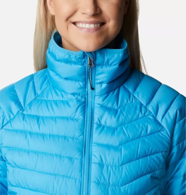 Columbia Womens Powder Lite Jacket Blue Chill - Image 4