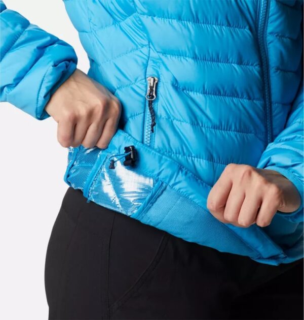 Columbia Womens Powder Lite Jacket Blue Chill - Image 7