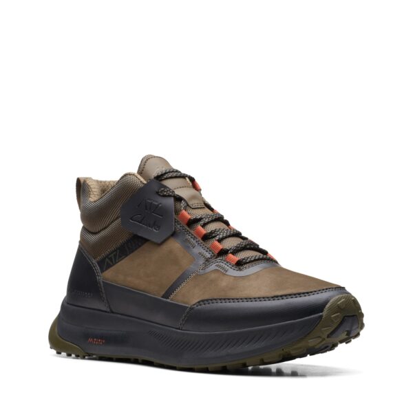 Clarks ATL Trail Up Waterproof Dark Olive - Hores Stores