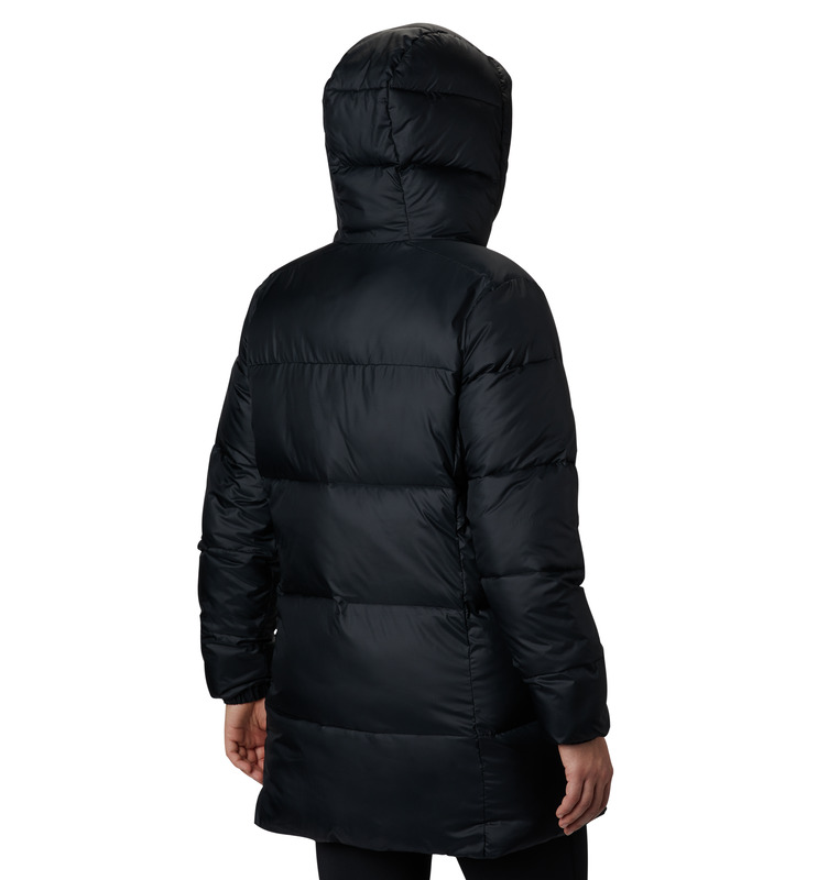 Columbia Puffect Mid Hooded Jacket - Black - Hores Stores