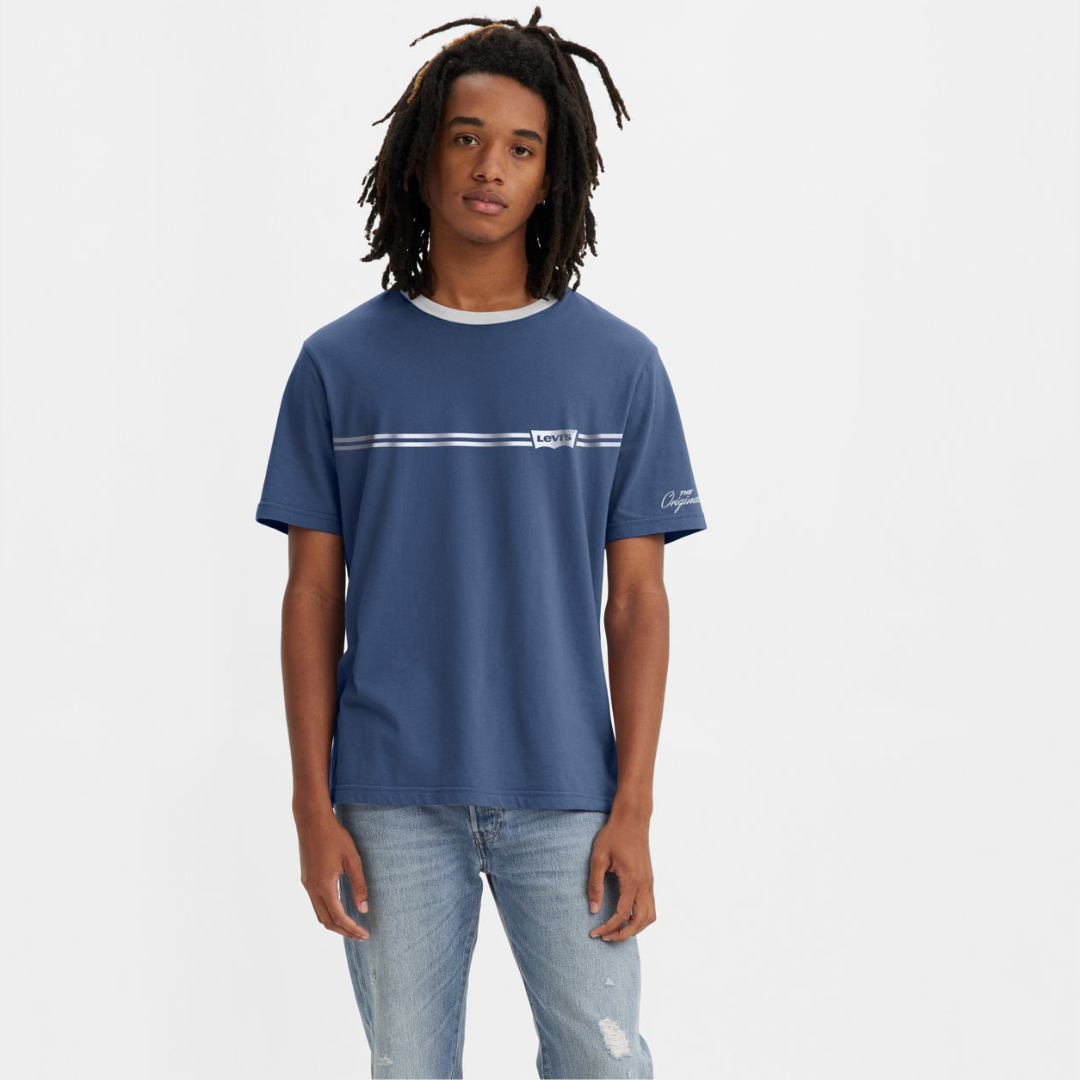 Levi’s Relaxed Fit Tee - True Navy/Blue - Hores Stores
