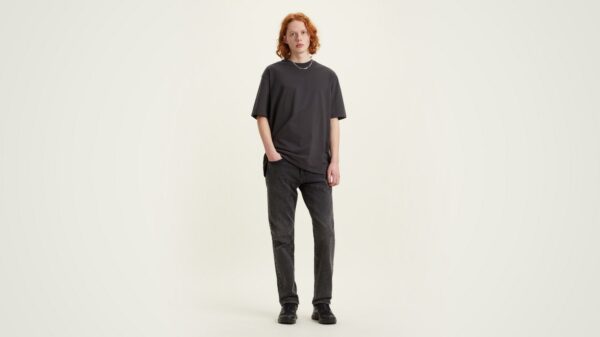 Levi’s 502 Taper - Dark Black Worn In - Image 4
