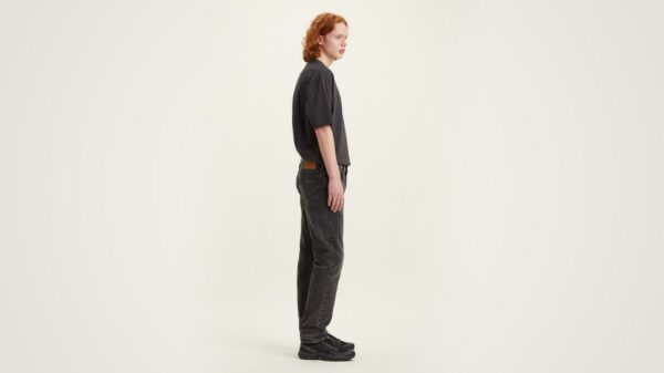 Levi’s 502 Taper - Dark Black Worn In - Image 6
