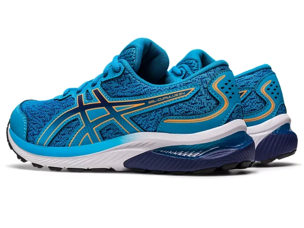 Asics Gel-Cumulus 24 GS - Island Blue/Sun Peach - Image 4