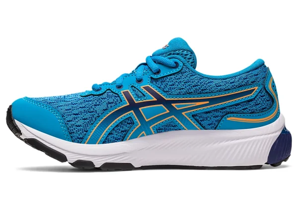 Asics Gel-Cumulus 24 GS - Island Blue/Sun Peach - Image 2
