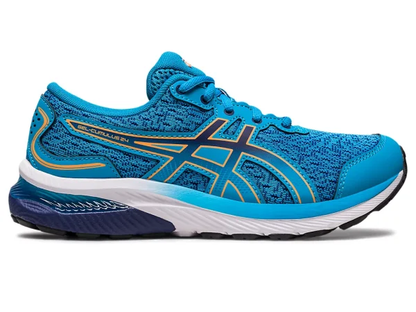 Asics Gel-Cumulus 24 GS - Island Blue/Sun Peach
