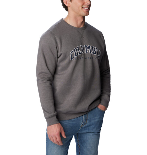 Columbia Logo Fleece Crew - City Grey - Image 2