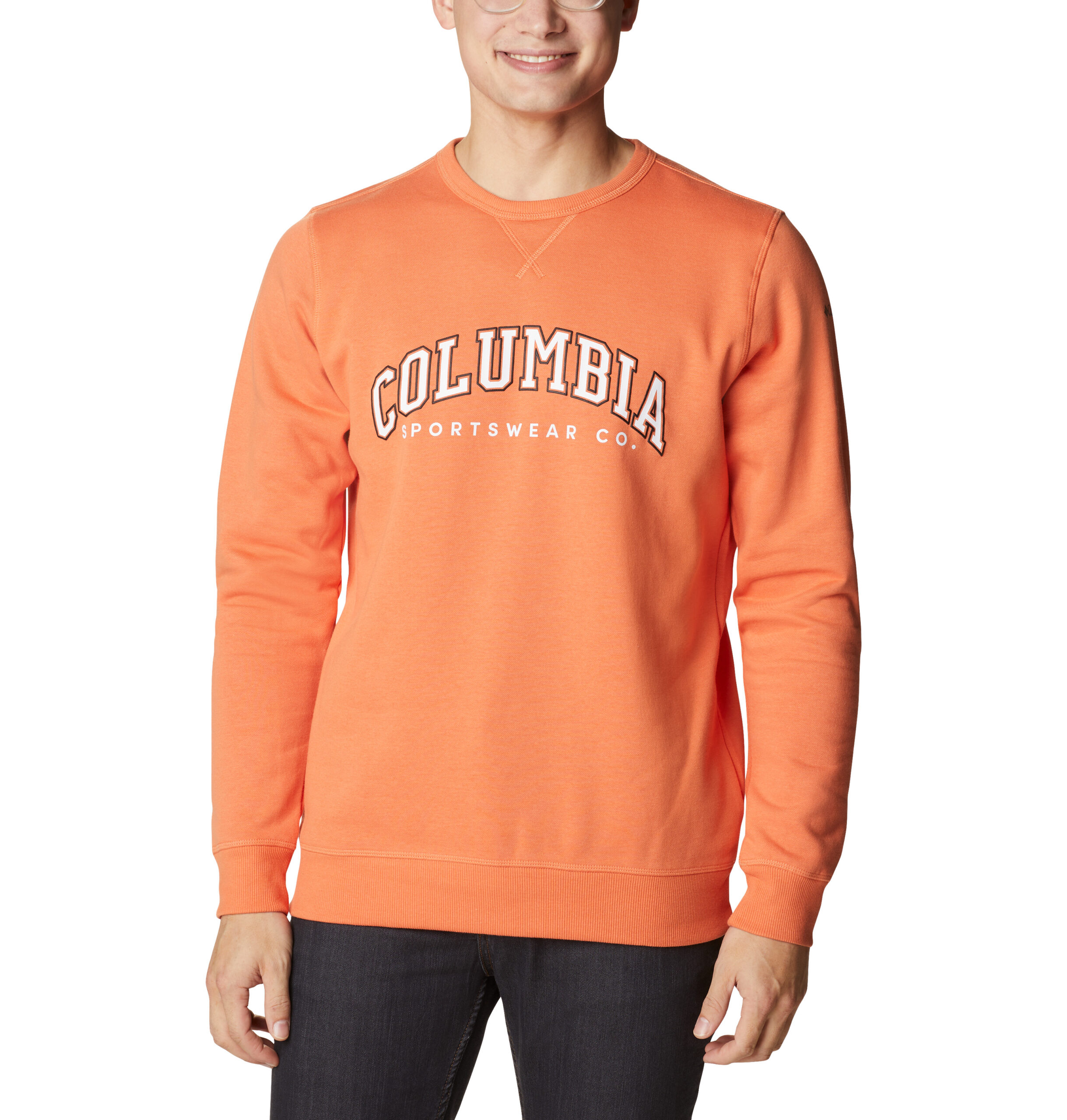 Columbia Logo Fleece Crew - Desert Orange - Hores Stores