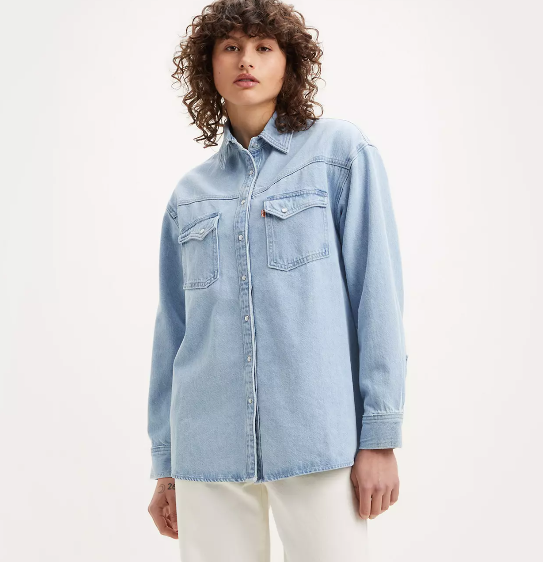 Levi's Dorsey XL Western Shirt - Indigo Stonewash - Hores Stores