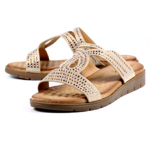 Lunar Chavez Sandals - Gold - Image 6