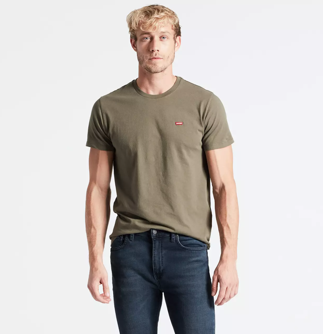 Levi's Original Housemark Tee - Olive - Hores Stores