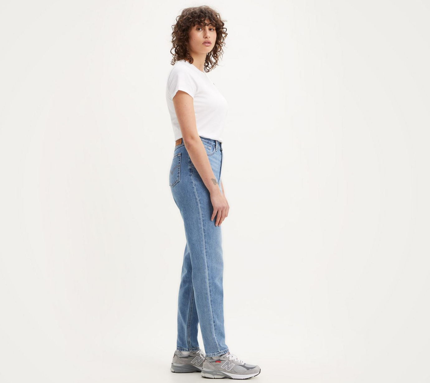Levi's 80'S Mom Jeans - Medium Indigo Worn In Blue - Hores Stores