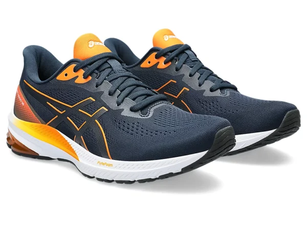 Asics Mens GT-1000 12 - French Blue/Bright Orange - Image 4