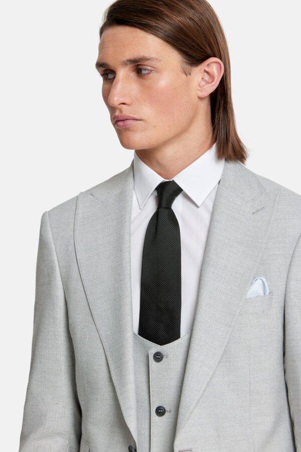 Benetti Travis Napoli Three Piece Suit Slim fit - Silver - Image 4