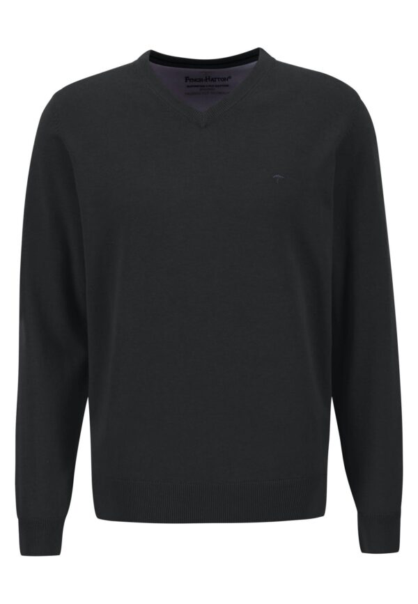 Fynch Hatton V-Neck Black