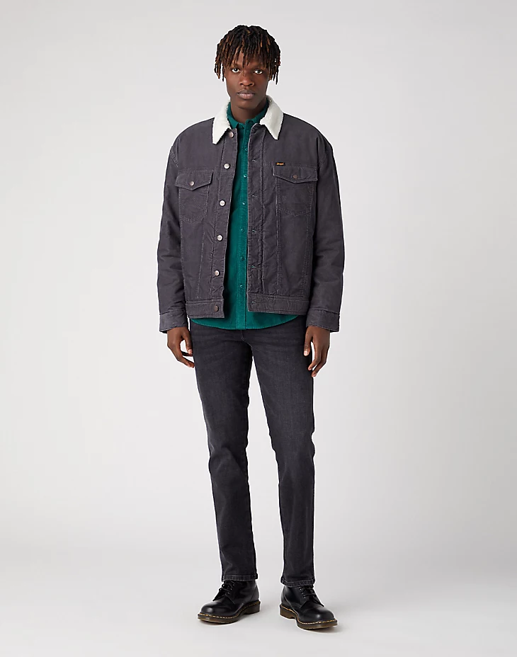Wrangler sherpa jacket black hotsell