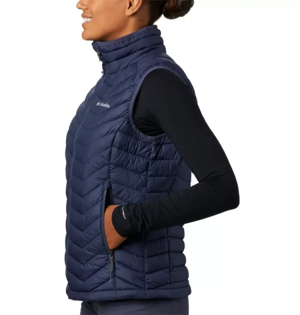 Columbia Womens Powder Lite Vest - Navy - Image 3