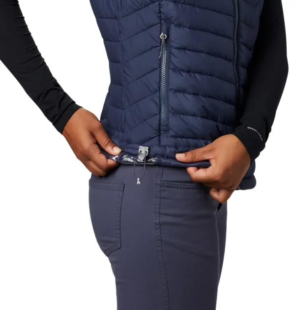 Columbia Womens Powder Lite Vest - Navy - Image 5
