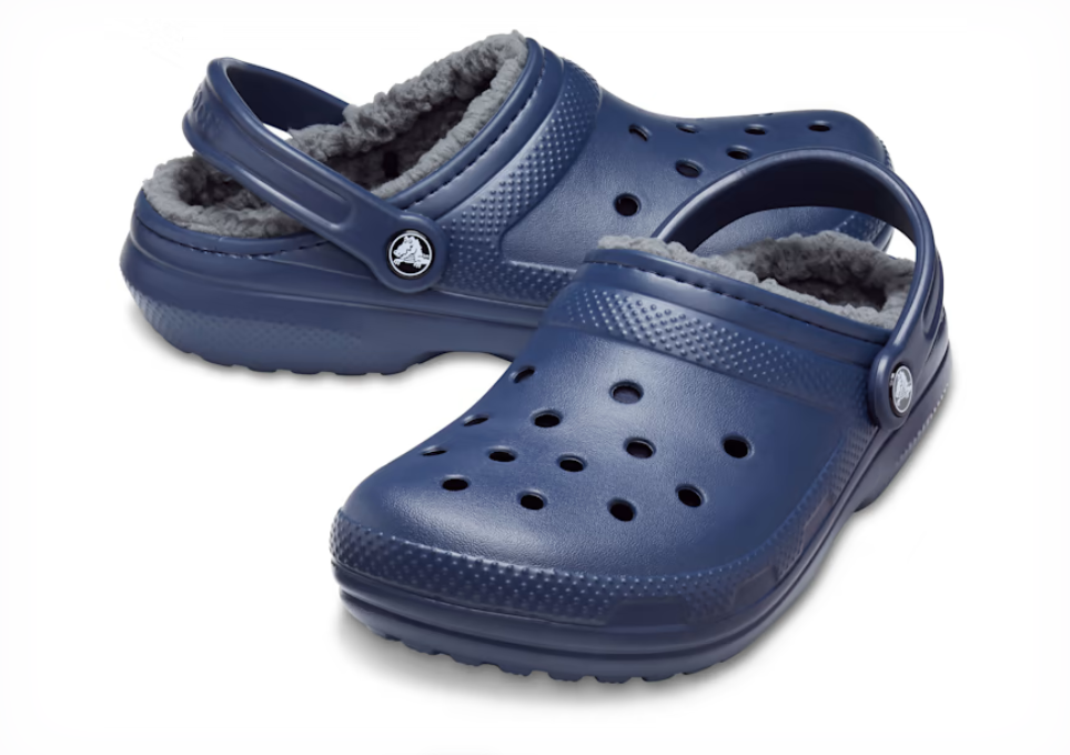 Crocs Mens Classic Lined Clog - Navy Charcoal - Hores Stores