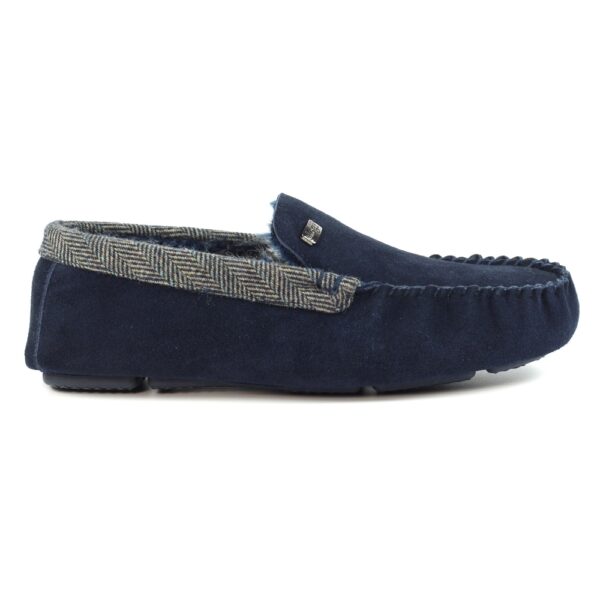 Lazy Dogz Worley - Navy Leather - Image 2