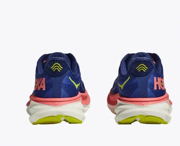 Women's Hoka Clifton 9 - Evening Sky/Coral - Image 6