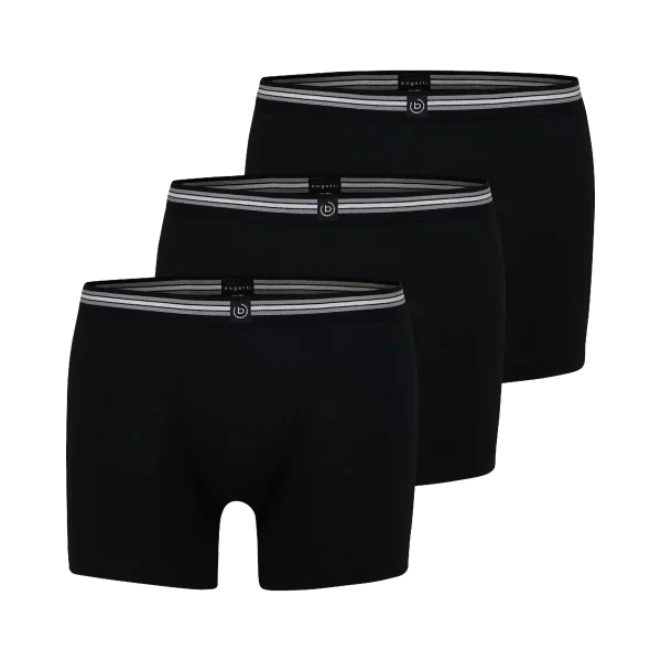 Bugatti 3 Pack Briefs - Black