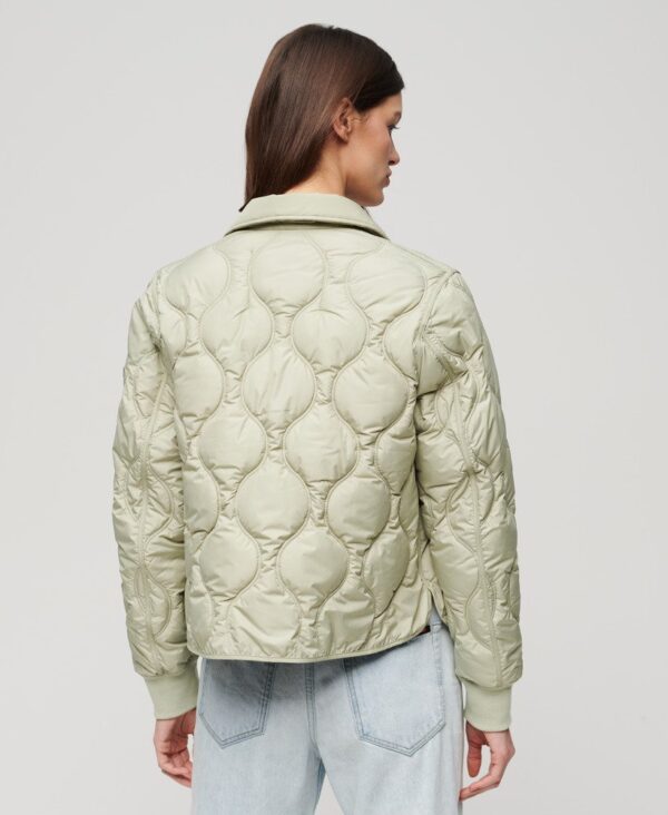 Superdry Studios Cropped Jacket - Olive Green - Image 2