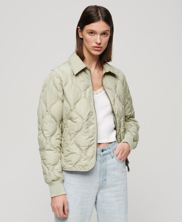 Superdry Studios Cropped Jacket - Olive Green
