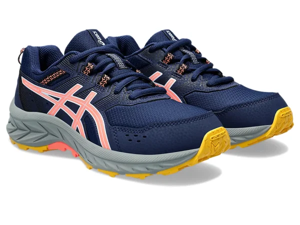Asics Pre Venture 9 GS - Blue Expanse/Sun Coral - Image 3