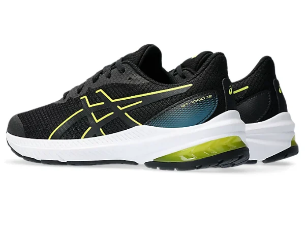 Asics GT-1000 12 GS - Black/Bright Yellow - Image 3