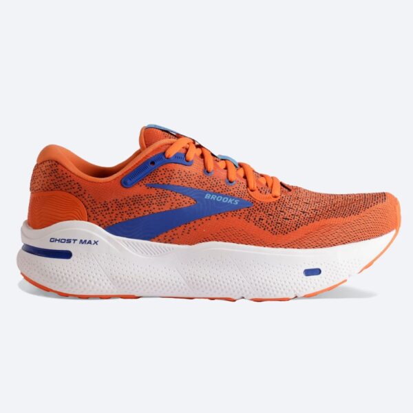 Brooks Ghost Max - Red Orange/Black/Surf The Web