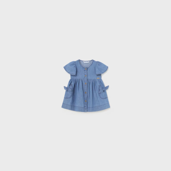 Mayoral Girls Denim Dress With Pockets
