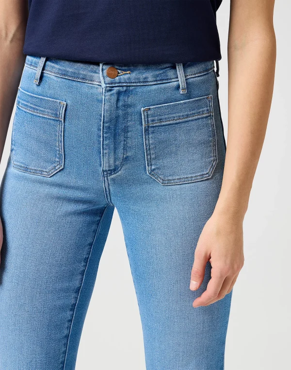 Wrangler Ladies Flare Hazel Jeans 623 - Image 3