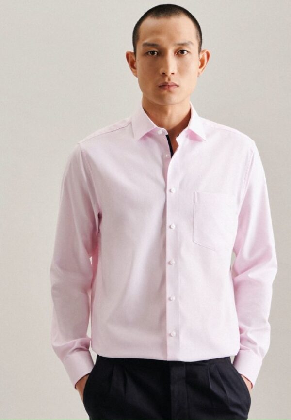 Seidensticker Formal Long Sleeve Shirt - Pink