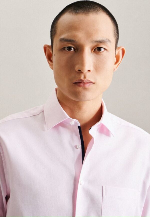 Seidensticker Formal Long Sleeve Shirt - Pink - Image 3