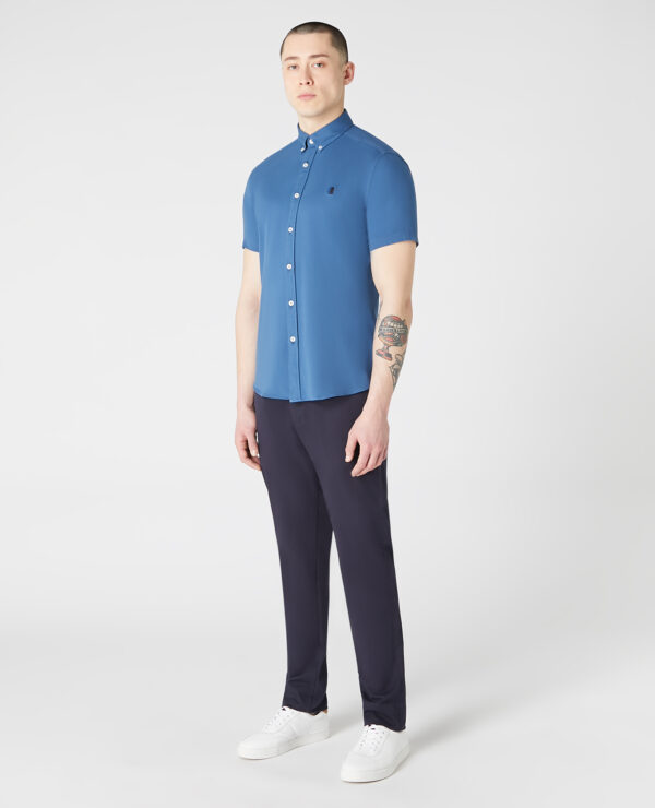Remus Uomo Blue Rome Long Sleeve Casual Shirt - Image 2