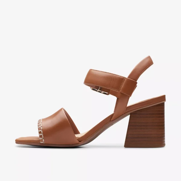Clarks Siara65 Sandal Buckle Tan - Image 2