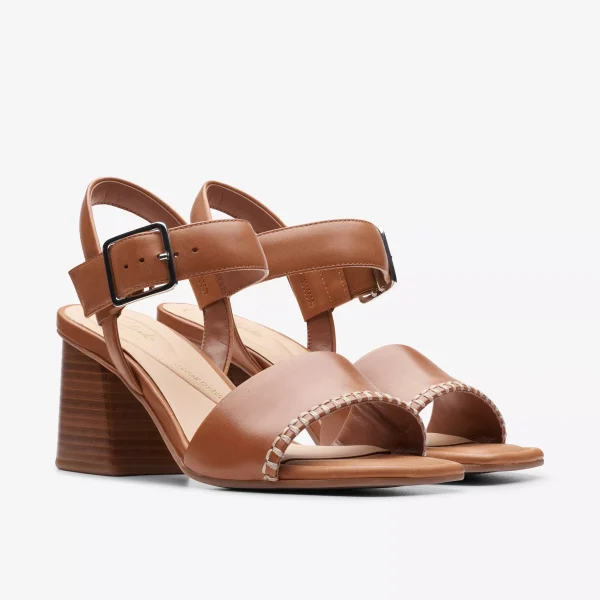 Clarks Siara65 Sandal Buckle Tan - Image 6