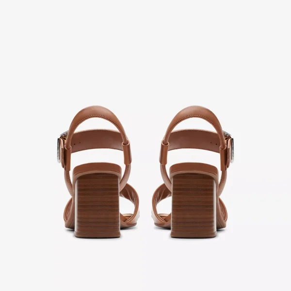 Clarks Siara65 Sandal Buckle Tan - Image 5