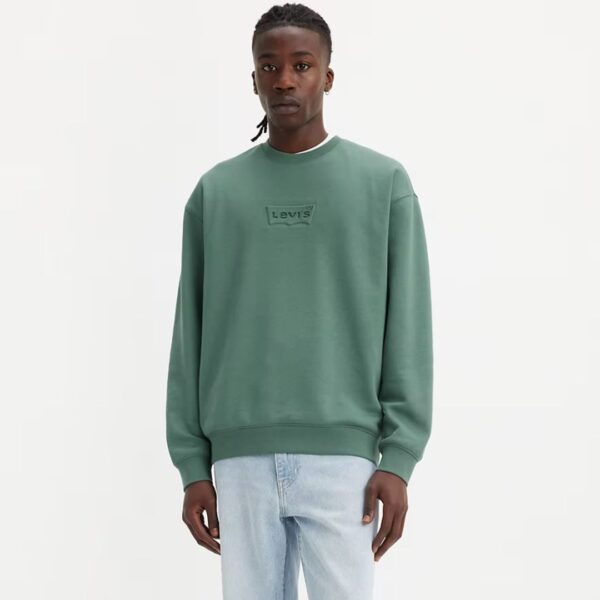 Levi’s Relaxed Fit Graphic Crewneck Sweatshirt - Dark Forest Green