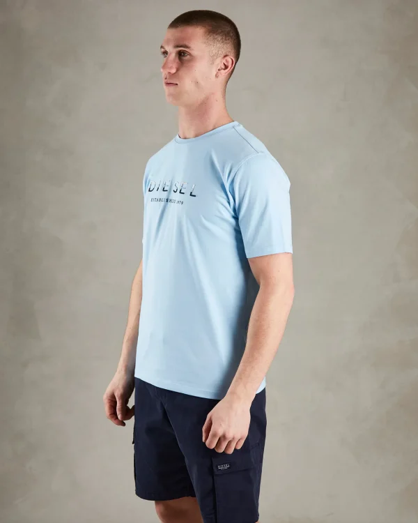 Diesel Josh Tee Clear Sky - Image 2