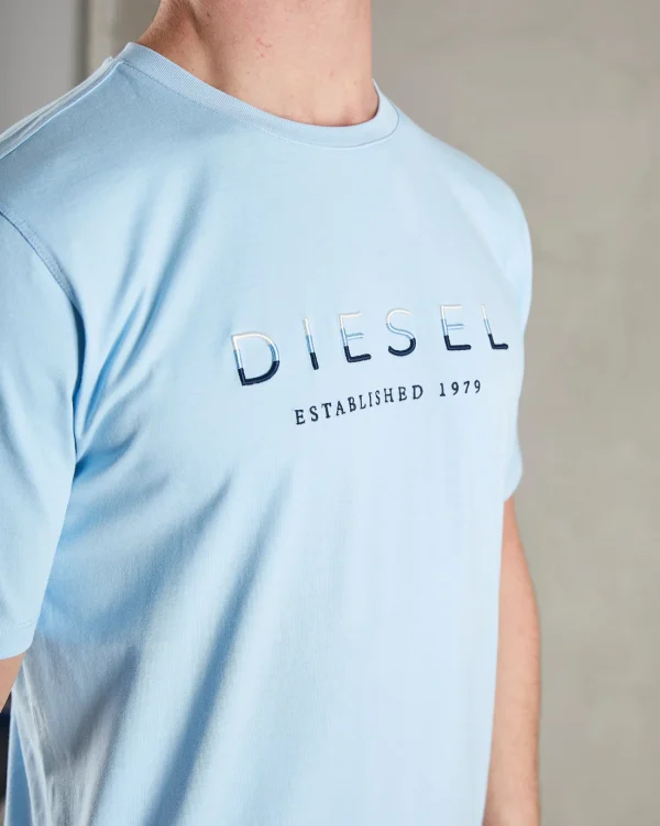 Diesel Josh Tee Clear Sky - Image 5